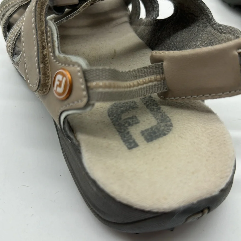 Foot Joy Tan Golf Sandals Size 6 MCS6820H
